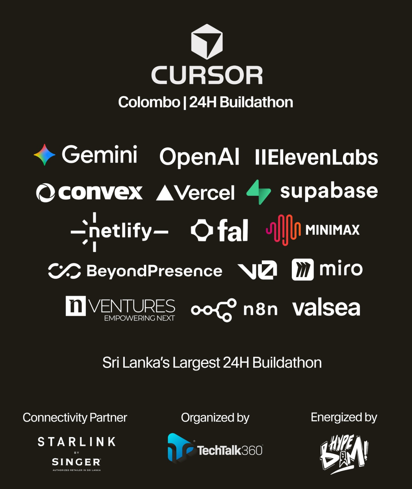 Cursor buildathon in Colombo is approaching as teams prepare for deadlines
